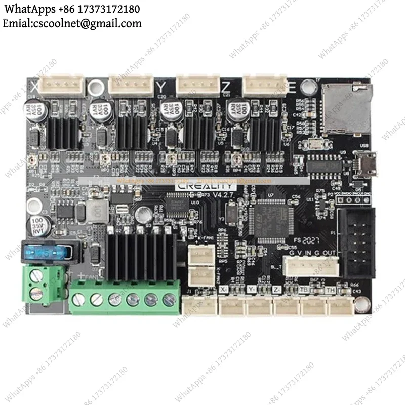 JS02 Silent Mainboard For Ender3 v4.2.7 Vision Ender-3/Ender-3 V2/Ender3 Pro/Ender5 32 Bits 3D Printer Controller Board
