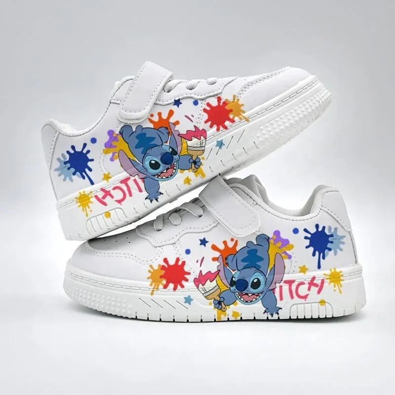 

Cute Disney kids cartoon Stitch cute Casual shoes soft sports shoes for gift EU size 26-35