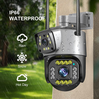 4MP UHD V380Pro APP Dual  Lens  Wireless PTZ 4G/wifi  IP Dome Camera Full Color AI Humanoid Detection Security CCTV Baby Monitor