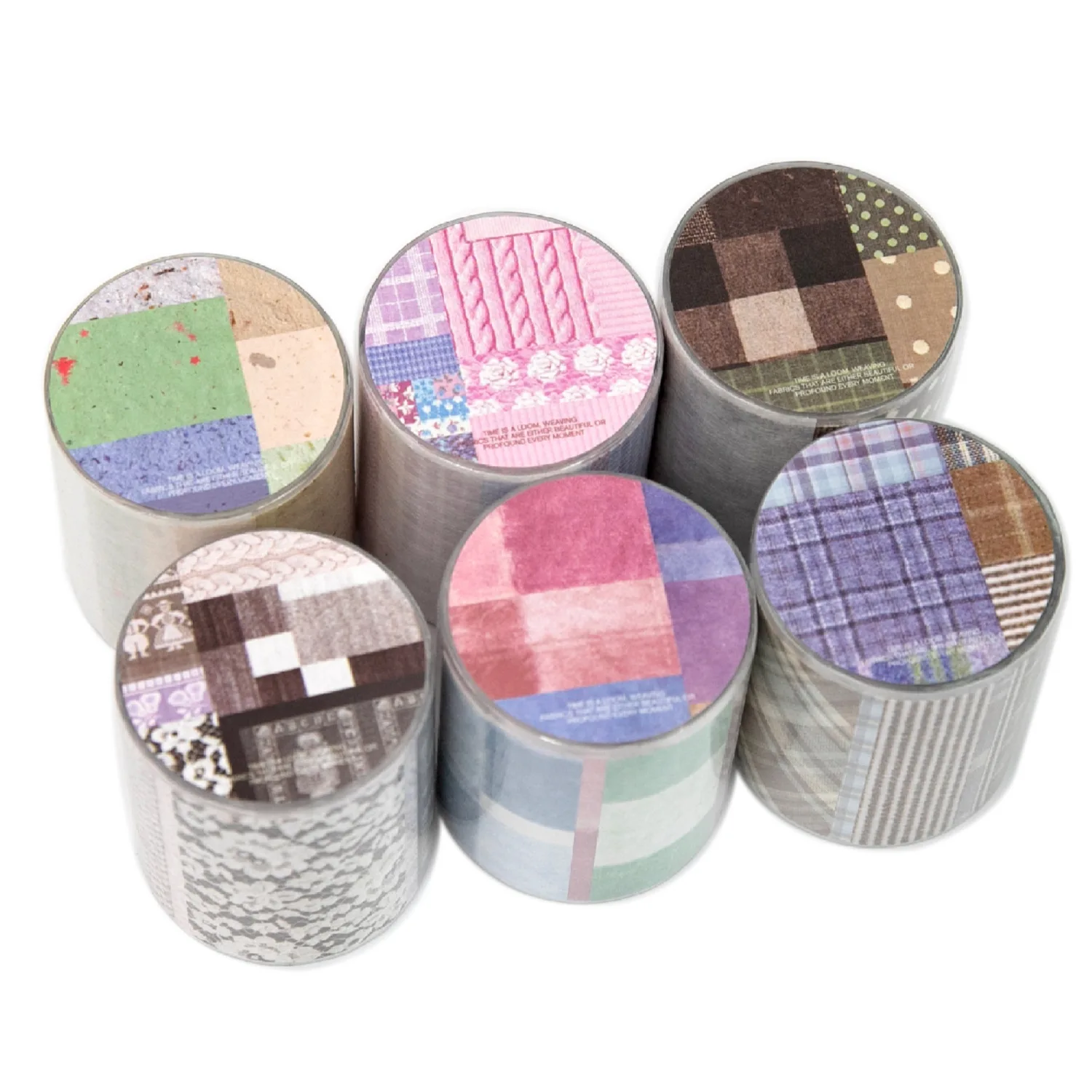 

6 шт./лот Декоративные клейкие ленты Time Weaving Machine для скрапбукинга, DIY-наклейки для скрапбукинга