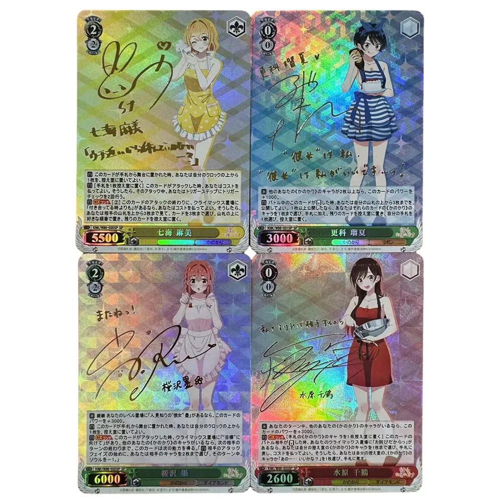 Anime Goddess Story DIY ACG Ichinose Chizuru Elaina Asami Nanami Boy Games Toys Collectible Cards Birthday Gifts Board Game