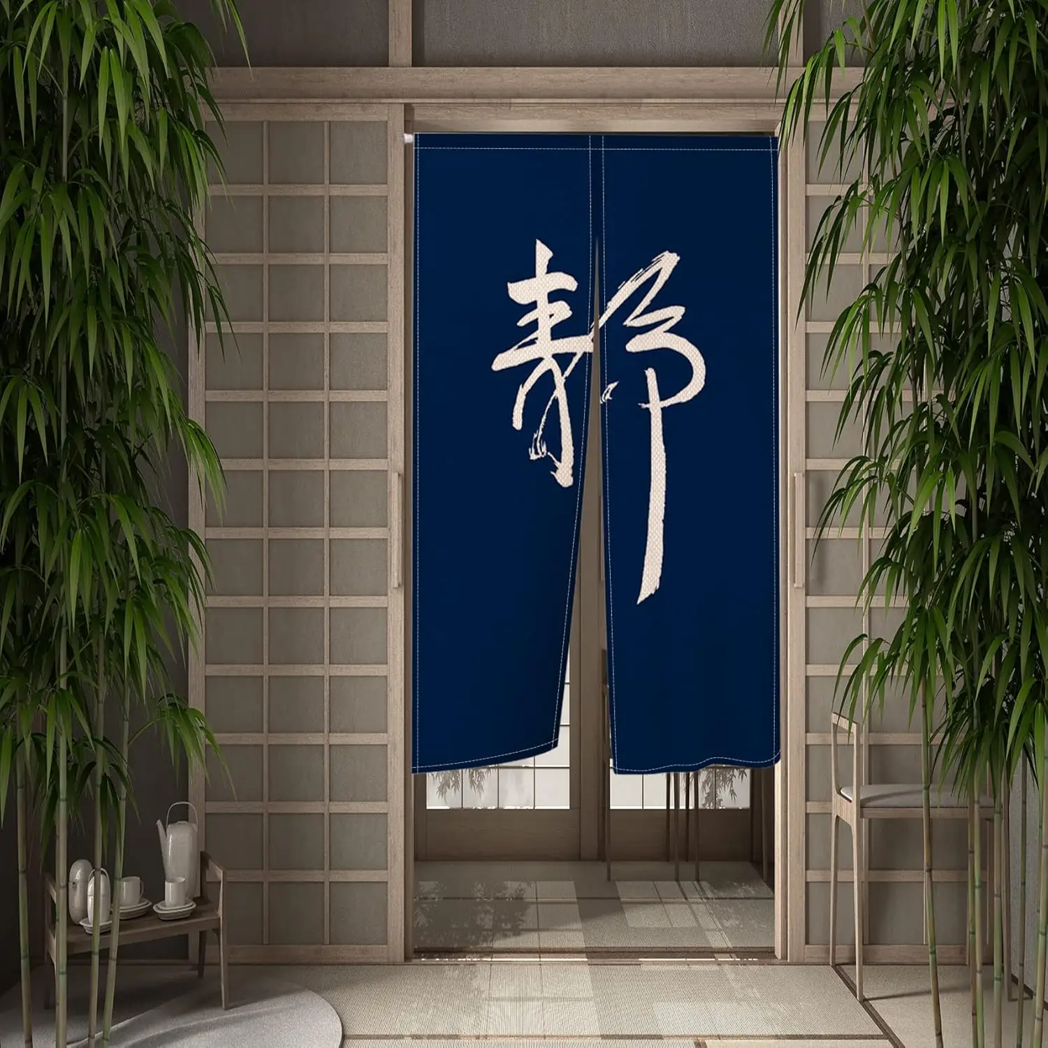Japanese Doorway Curtains Japanese Style Door Curtain Window Treatment Door Tapestry for Ukiyoe Room Divider Home Decorations