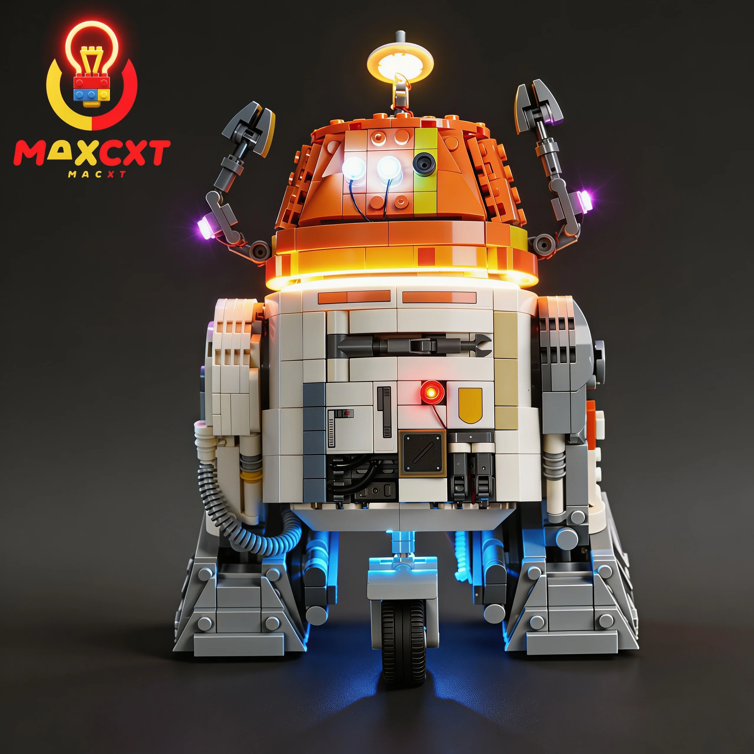 MAXCXT LED Light For LEGO 75416 Star Wars Chopper (C1-10P) Astromech Droid DIY Decorative Lamp Not Include Building Blocks Set
