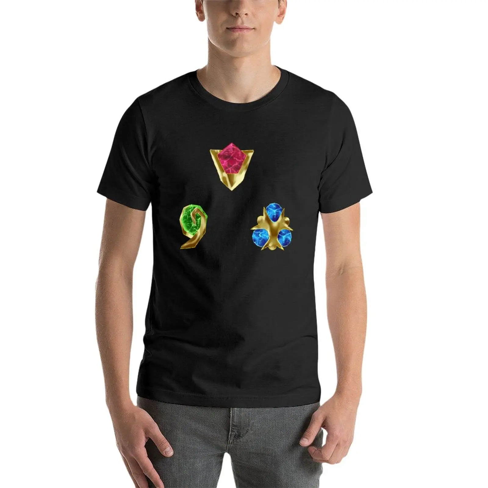 New Spiritual stones N64 T-Shirt Oversized t-shirt Short t-shirt custom t shirts design your own sweat shirts mens t shirt image 3