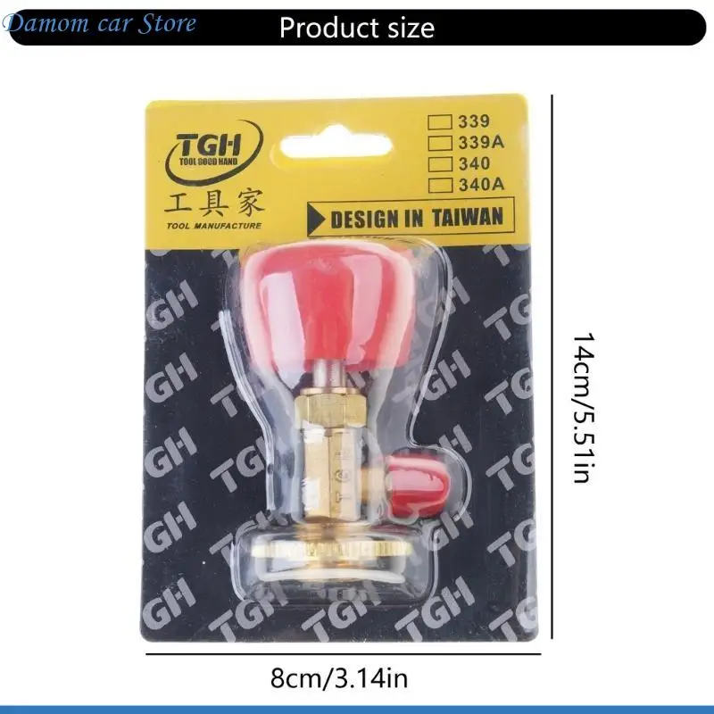 A2UC는 R134A R22 병 오프너 수리 도구의 디스펜싱 밸브를 탭할 수 있습니다.