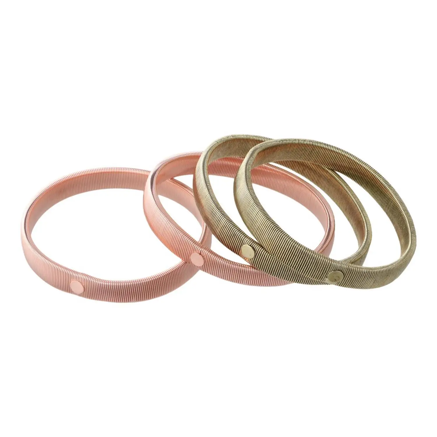 Supporti per maniche per camicia elastica antiscivolo Bracciali in metallo Giarrettiere elastiche per donna uomo