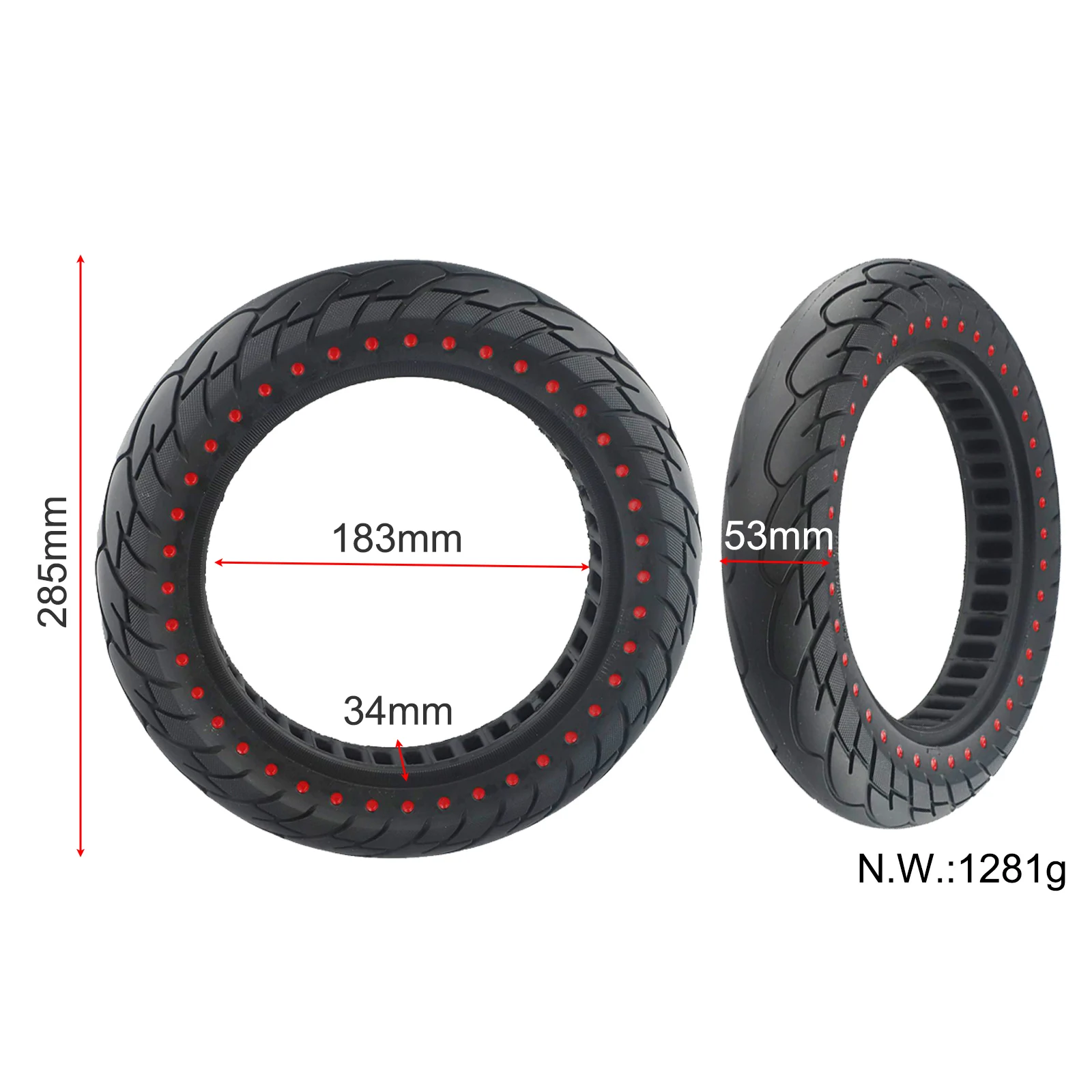 Excellent Replacement Applications X Solid Tire E Bike Rubber Black E Bike E Scooter X Replacement Applications