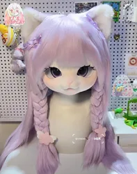 Furry Head Cosplay Kigurumi Fursuit Handmade Customized Fursuit Kigurumi Head Furry Custom Role Play Headsets Beast