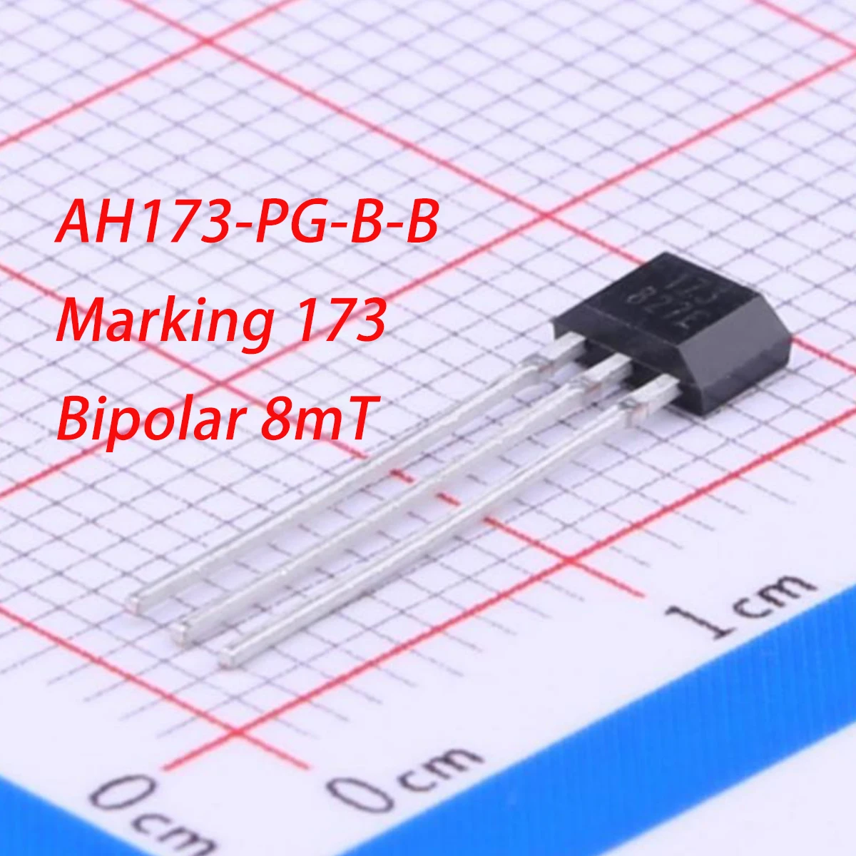 

10 шт. AH173-PG-B-B Маркировка 173 SIP-3 НОВЫЙ Оригинальный датчик Холла, магнитный, биполярный, 3В~20В, 3.5мА, 8мТ