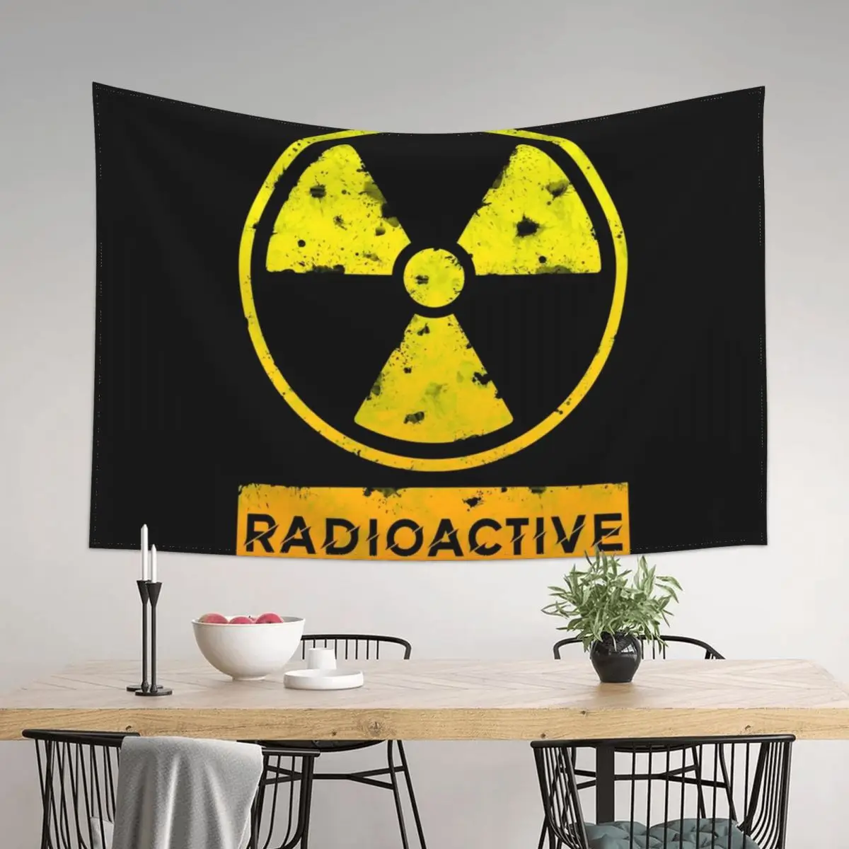 

Radioactive (B) Tapestry Cute Room Things Decorative Wall Japanese Room Decor Decoration Bedroom Tapestry