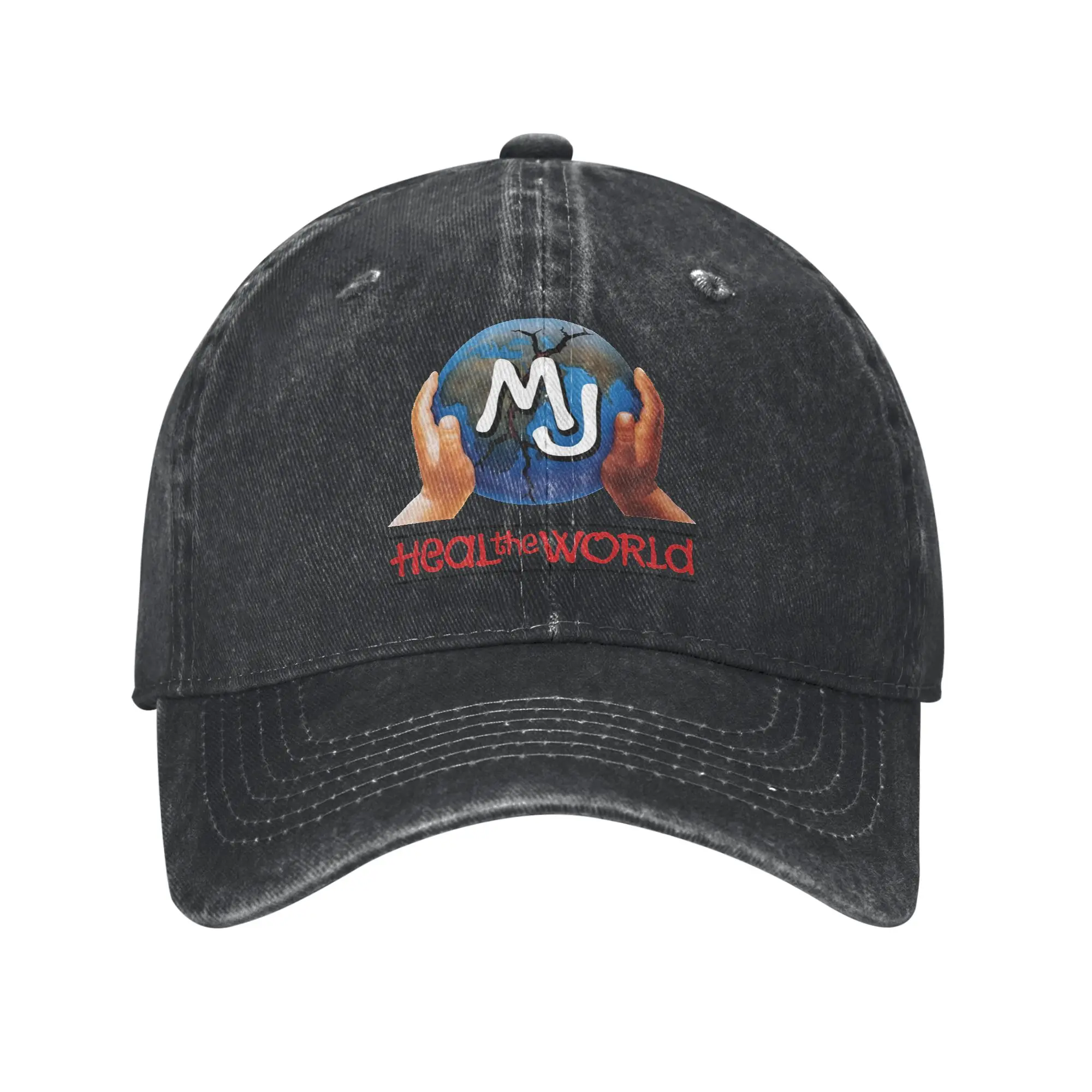 Heal The World MJ Signature michaels jacksons Printed Cap for Men Women Cotton  Trucker Hat Lerisure Wear Baseball Cap