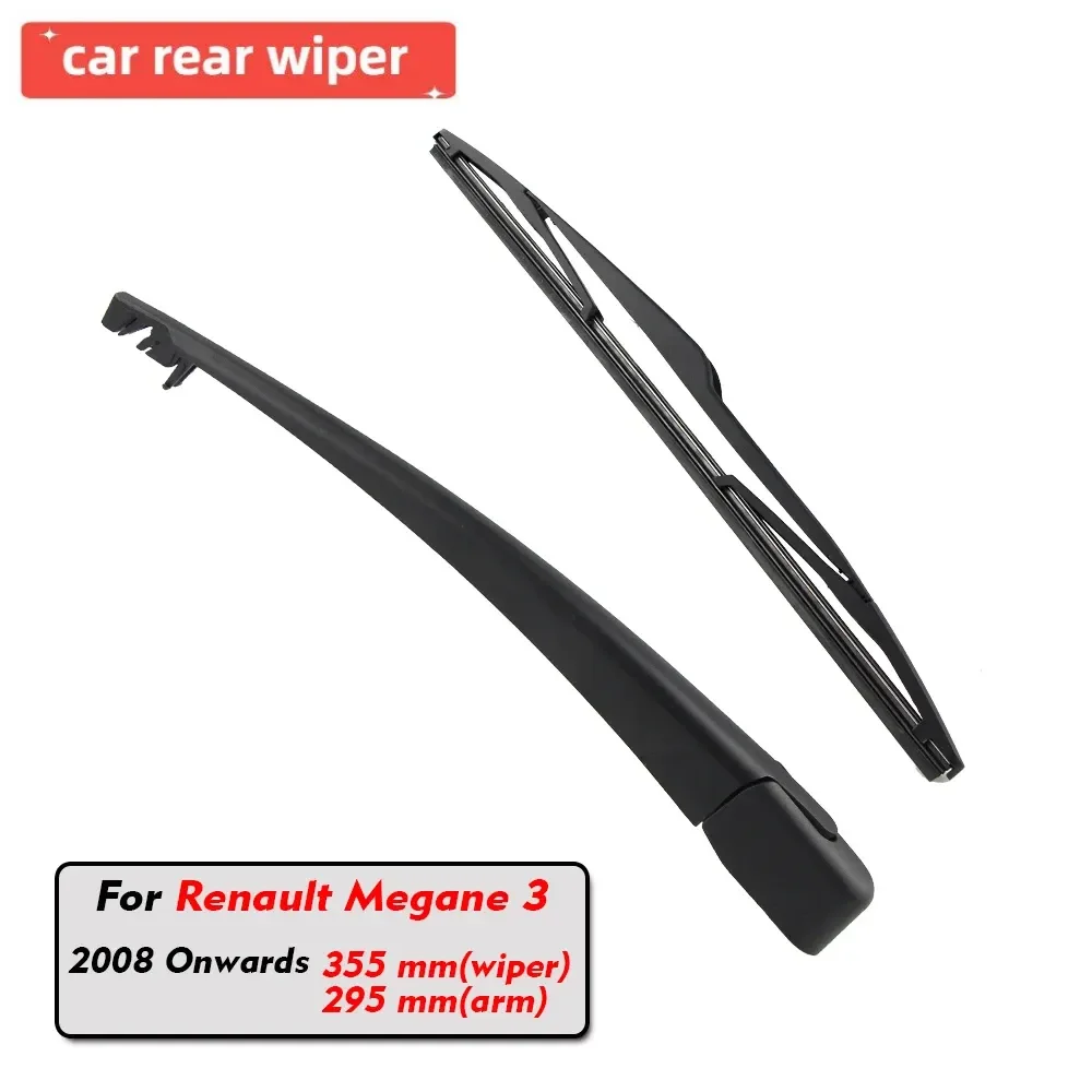 

Car Rear Wiper Blade Blades Back Window Wipers Arm For Renault Megane 3 Hatchback (2008 Onwards) 355mm Windscreen Blade