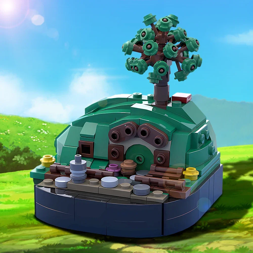 

Конструктор gobrick MOC для дома с растениями, сумка, Концевая микромасштабная модель для архитектуры, строительные блоки «сделай сам», мощные грибы, кирпичи, игрушки для детей, XmasGift