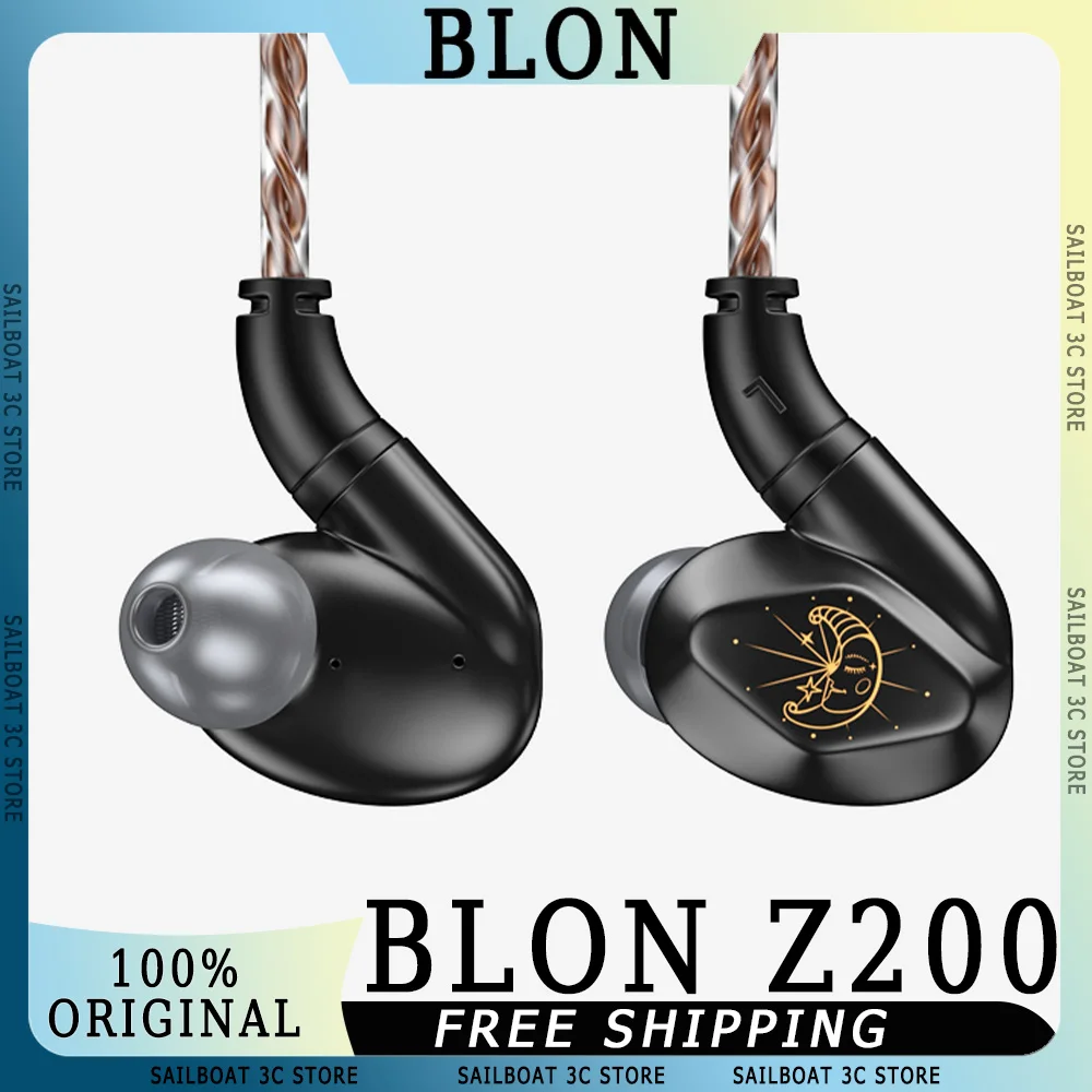 

BLON Z200 Проводные HIFI наушники Ультратонкая углеродная диафрагма Эргономика Легкие наушники-вкладыши Монитор Гарнитура Пользовательские игровые наушники