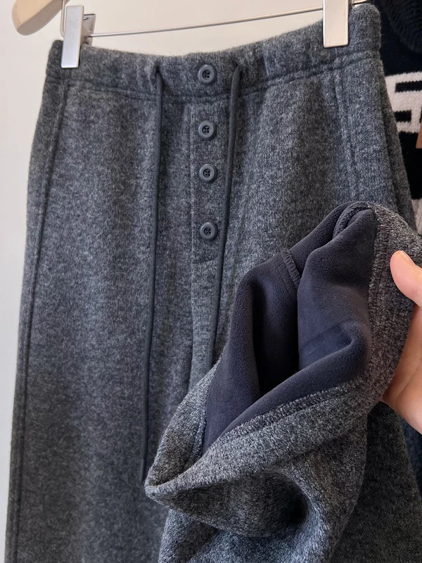 ディープアイ Fce-ライン ワイドレッグ カメレパンツ レディース 秋冬 カジュアル ストレートカットパンツ l ウエストゴム