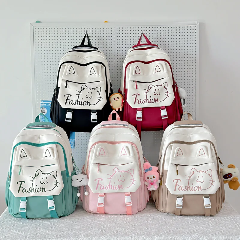 

Новый Лидер продаж, рюкзак-карандаш, сумка для обеда, чашка для воды, школьный рюкзак, детские рюкзаки для средней школы, кампуса, повседневные, большой вместительности