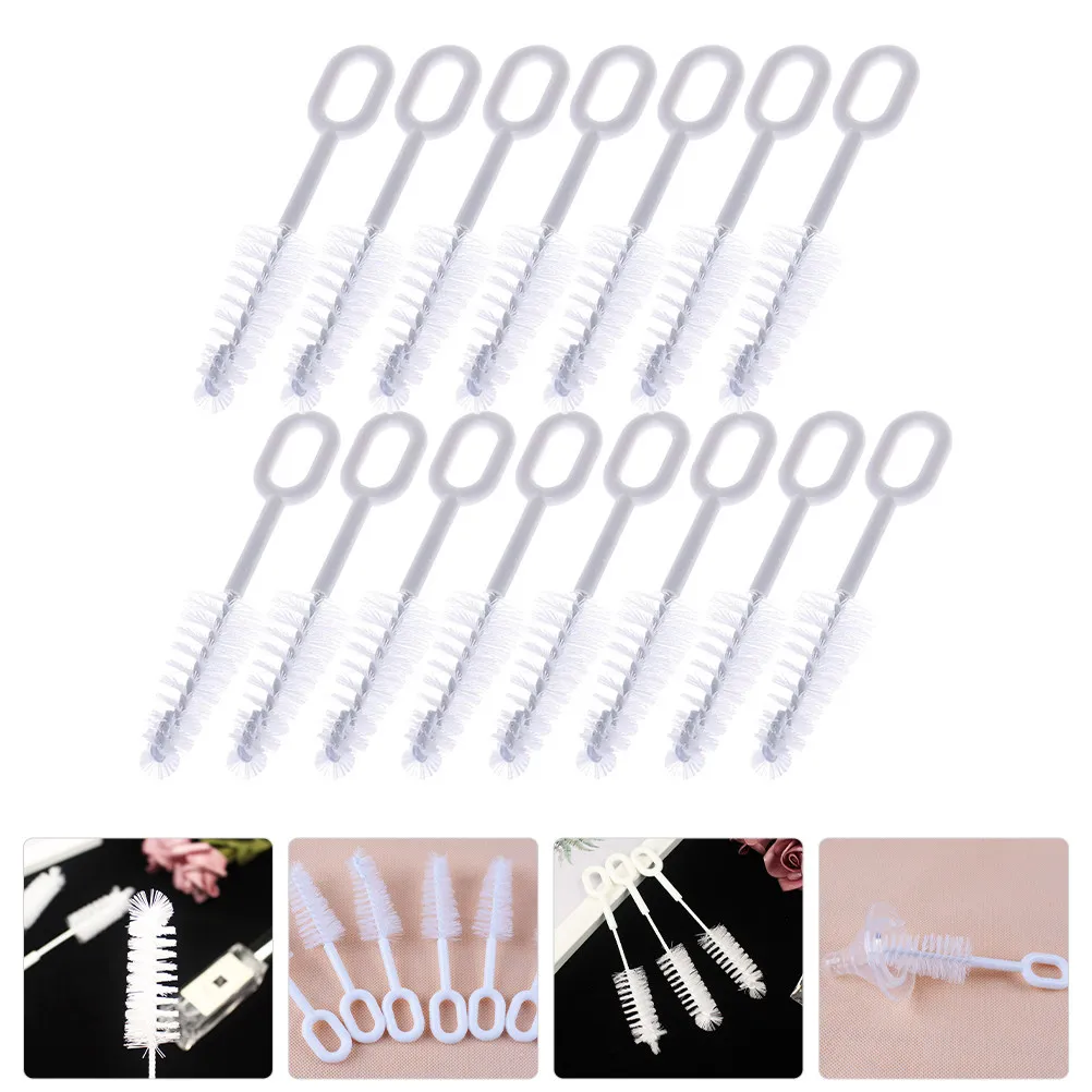 

15Pcs Bottle Brush Stainless Steel Long Handle Cup Cleaning Brush for Nursing Bottles Test Tubes Water Bottles