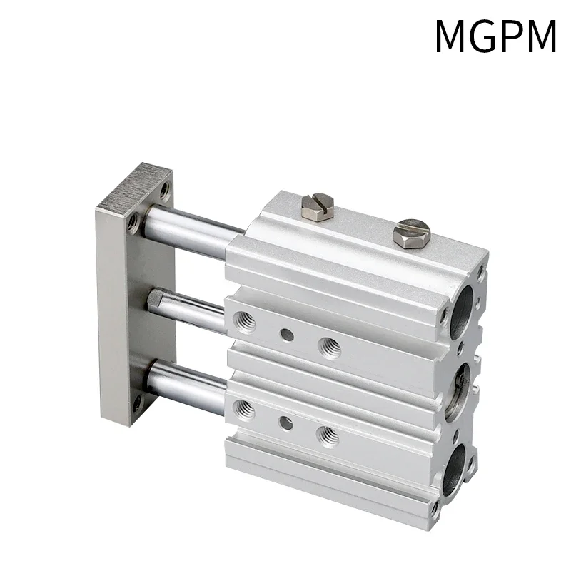 MGPM  size Compact Guide Cylinder BORE 12 16 20 25 32 40 50 63 Stroke 10 20 25 30 40 50 75 100 125 150 200 250 300