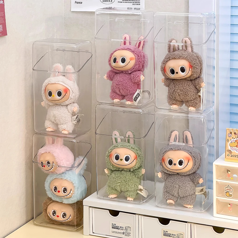 

Display Box Suitable for Labubu Dolls 22cm Decorations for Labubu Doll Transparent Dolls Accessories