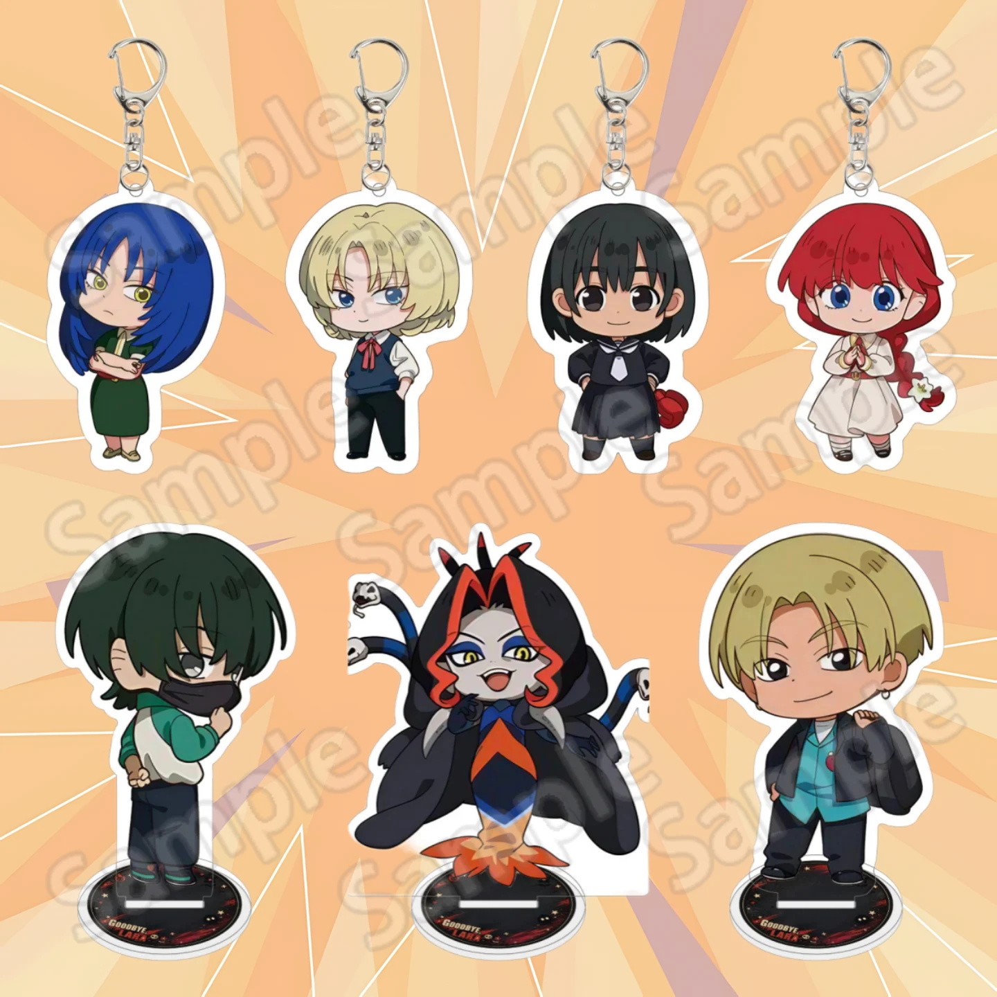 Goodbye Lara Grace Lara Mari Luca 6-10cm Acrylic Stand Keychain Anime Desktop Decor Collectible Gift