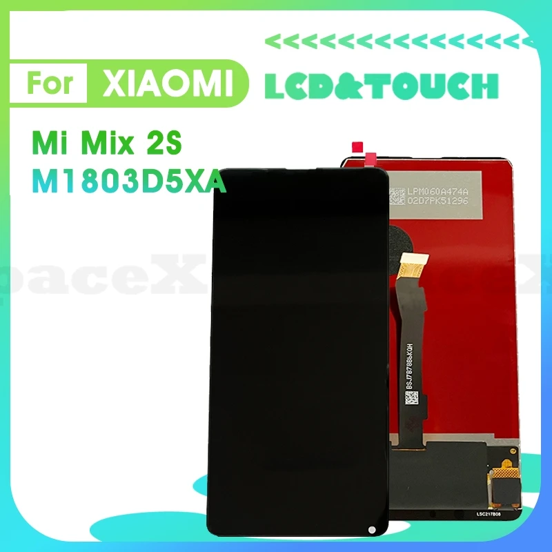 

Mix2s 5.99"Tested For Xiaomi Mi Mix2s LCD M1803D5XA Display Touch Digitizer Assembly Replacement Phone Screen Mi Mix 2s lcd