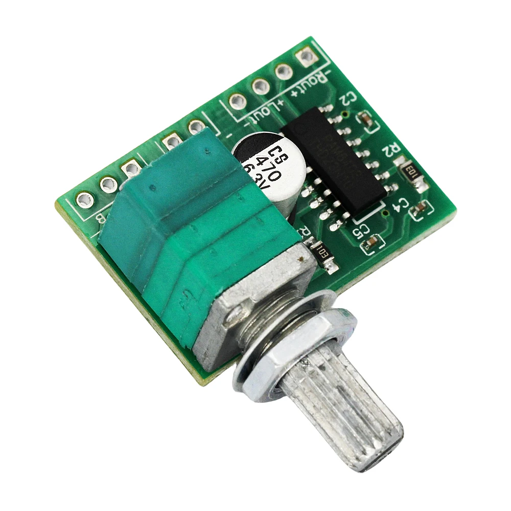 PAM8403 Mini 5V Digital Audio Amplifier Board Power AMP Module with Switch Potentiometer Dual-Channel USB 2*3W Volume Control