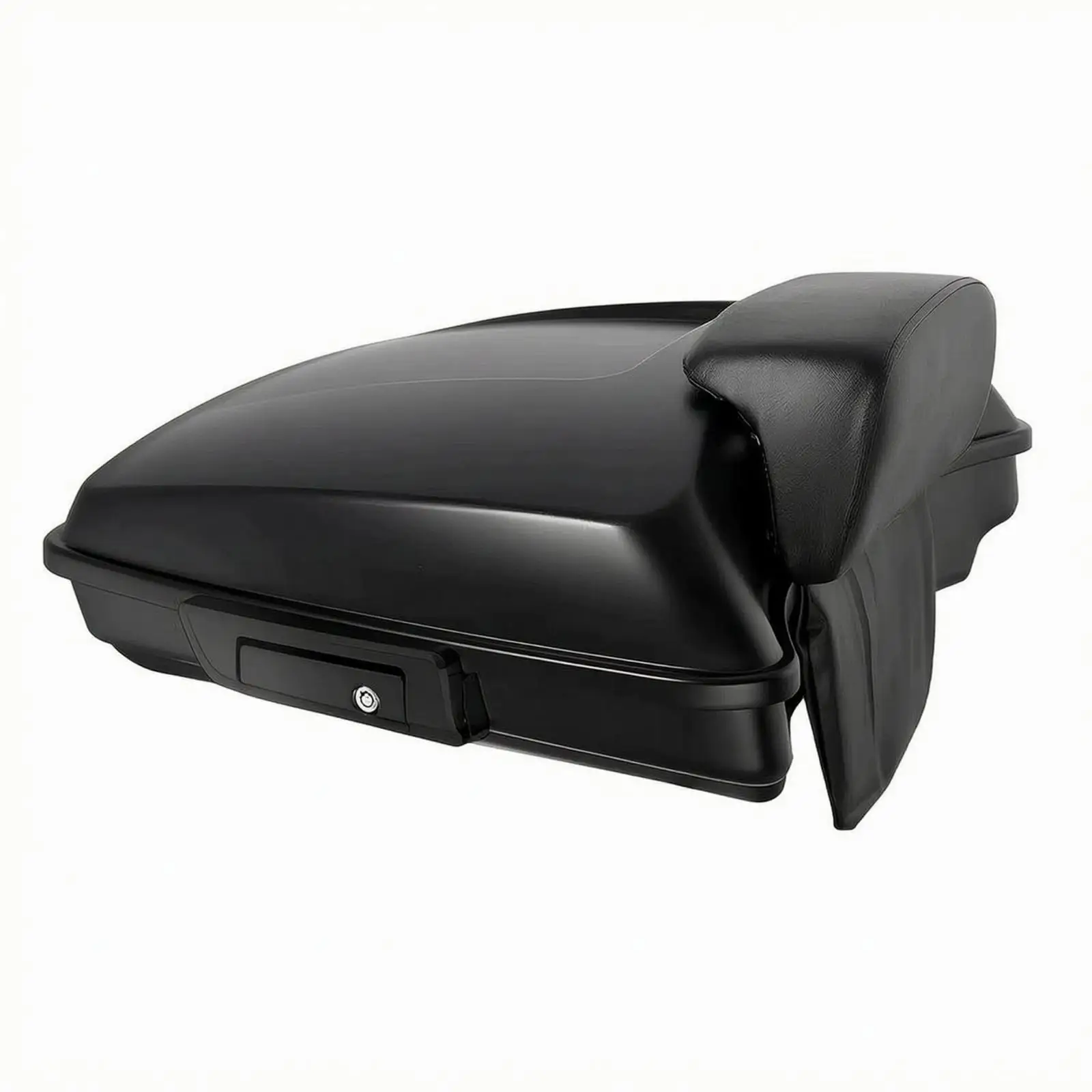 Durable ABS Motorcycle Trunk Case with Passenger Backrest for Daily Commuting