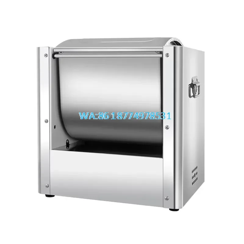 Wmwmnu for Desktop Noodle Wonton Wrapper Dough Mixer Small Kneading Stainless Steel Automatic Kitchen Appliance
