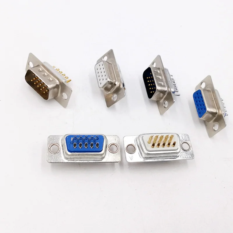 

Gold Plated DB9 3U 5U Male Female Serial Port Adapter PCB Mount Solder Type D-Sub RS232 COM Data Interface Adapter 9 Pin Socket