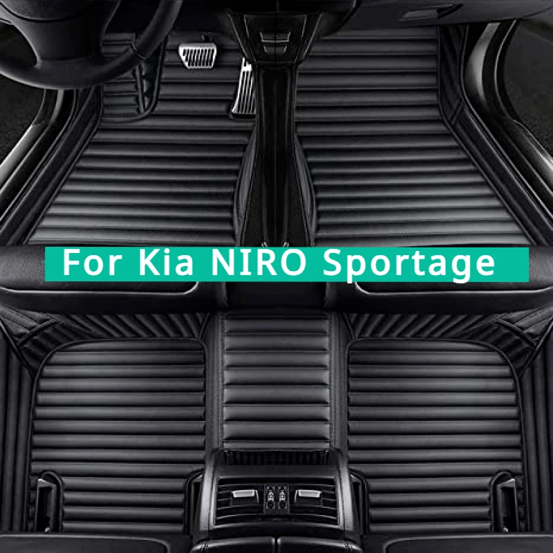 

Оригинальные автомобильные коврики для Kia NIRO Sportage Hybrid (не гибридные) 1-й и 2-й ряд всепогодные автомобильные аксессуары кожаные ножки 2023 2024