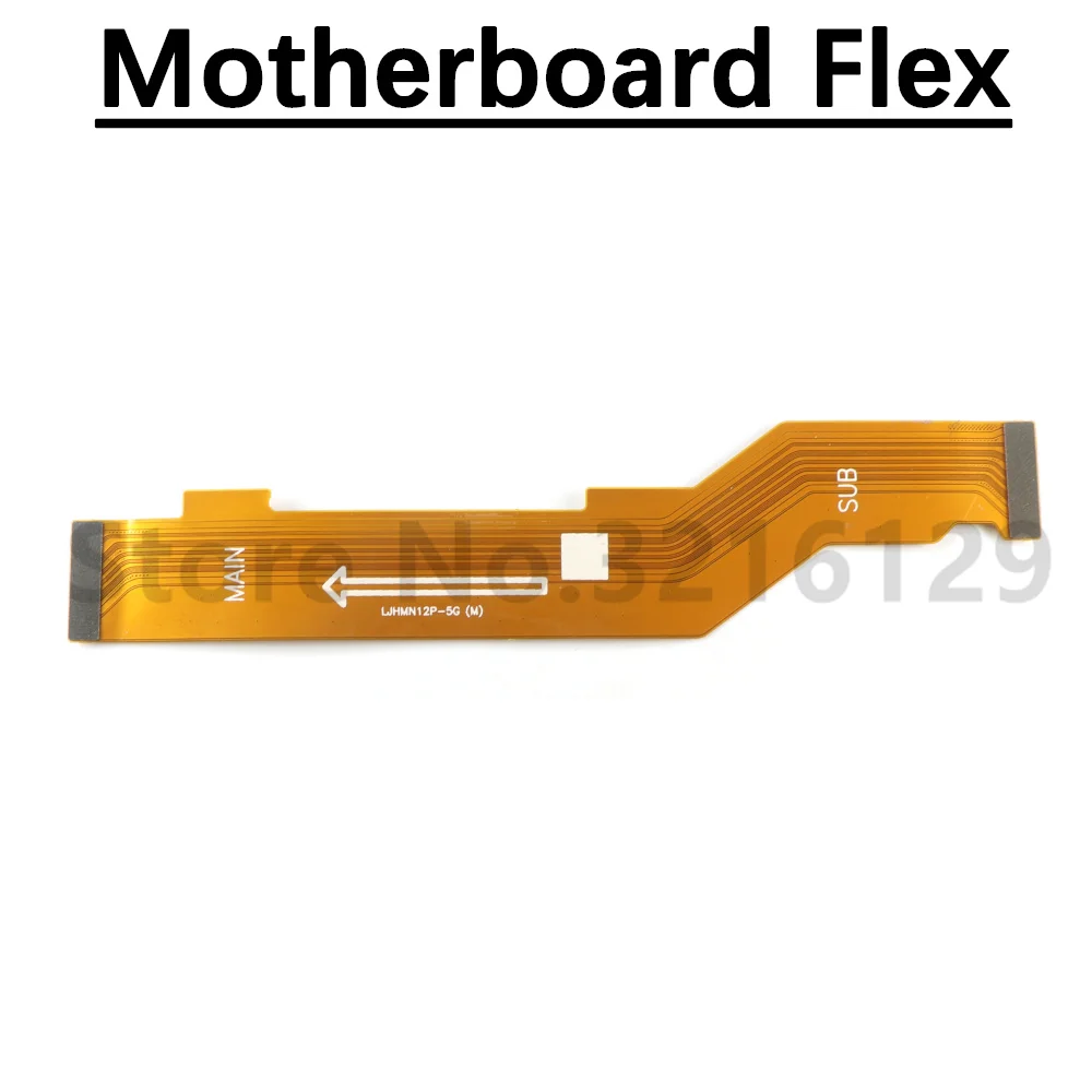 SIM USB Charging Port Board For Xiaomi Redmi Note 12 Pro 5G LoudSpeaker Earpiece Fingerprint Power Volume Motherboard Flex Cable