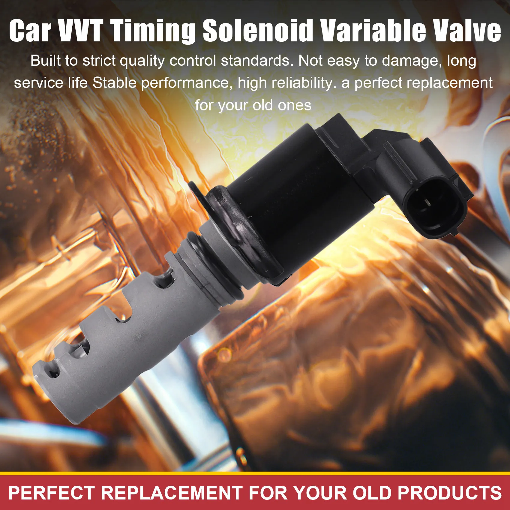 HOT-Car タイミングソレノイド VVT バルブ ソレノイドコントロールバルブ 15330-BZ080 トヨタ アバンザ ゼニア 2011-2013用、車のタイミングソレノイド VVT V