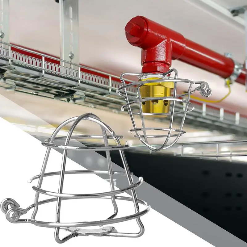 Suporte de proteção para sprinkler de incêndio, suporte de proteção eficaz feito de gaiola de aço carbono para restaurantes e casas