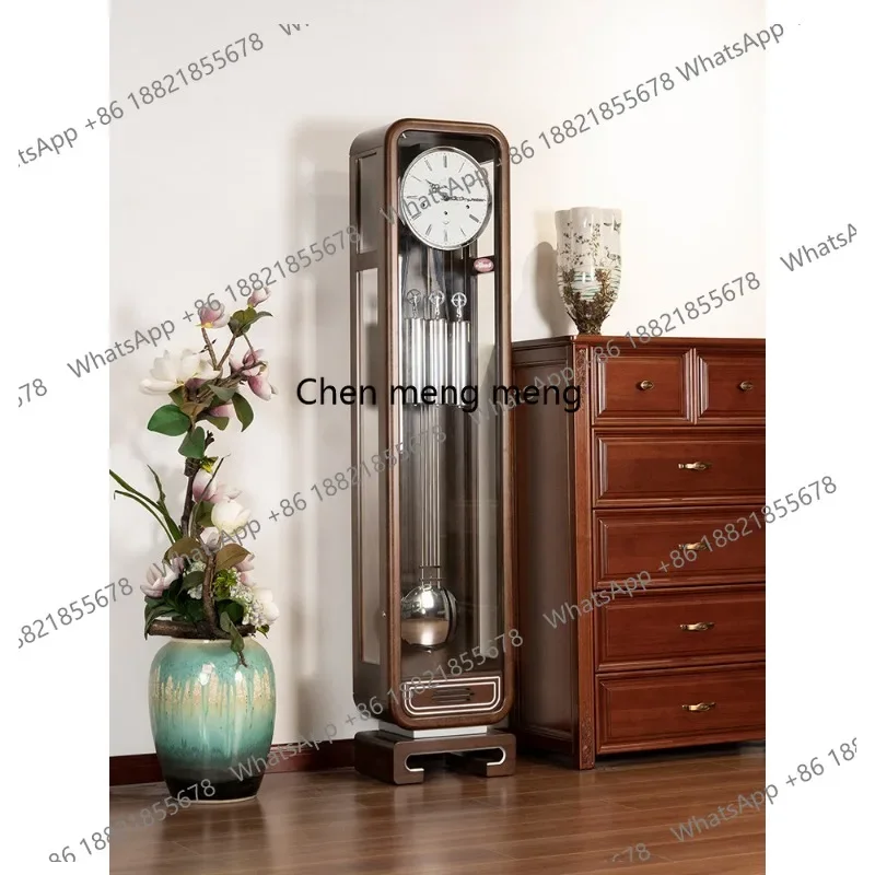Germany Helmler new Chinese floor clock living room villa retro mechanical pendulum clock vertical table clock European a55