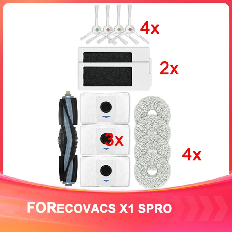 For ECOVACS X1 SPRO Replacement Consumables Sweeper Consumables