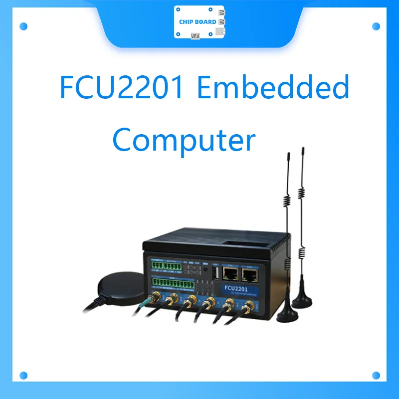FCU2201 Embedded Computer 4G/5G Industrial Gateway ARM Industrial PC Ubuntu/OpenWRT Edge Computing Internet of Things