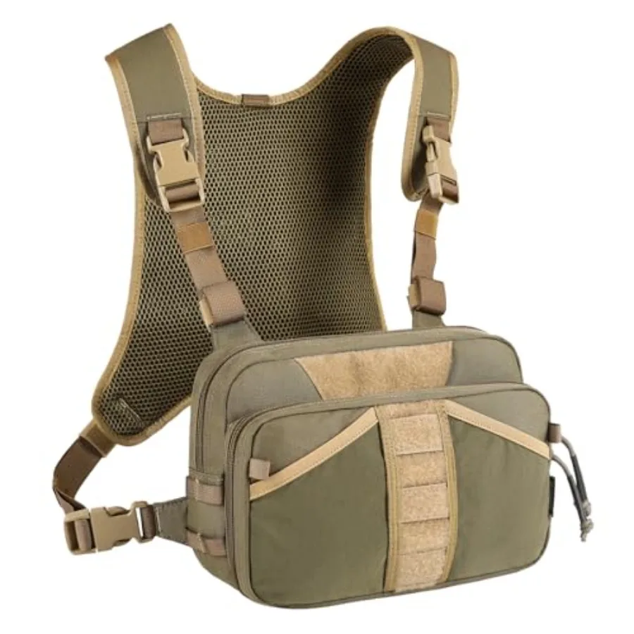 

Рыболовная сумка-рюкзак для мужчин и женщин, водонепроницаемая нейлоновая сумка для нахлыстовой рыбалки с отделениями для снастей и коробок для мушек, охотничья сумка для бинокля