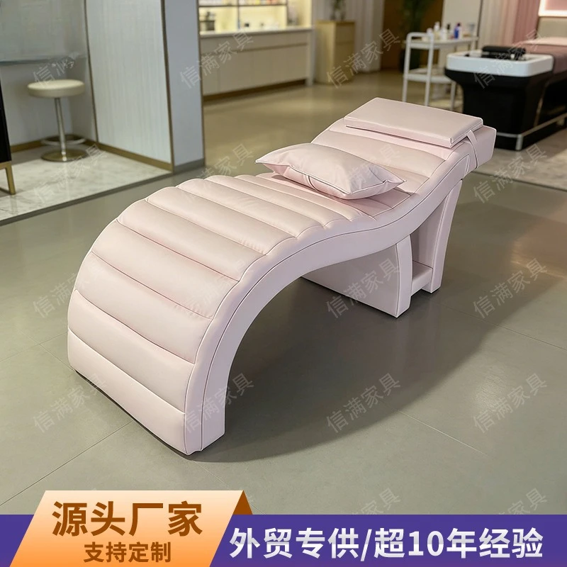 Manufacturer Wholesale Features Modern Eyelash Bed Beauty Salon Luxury Curved Eyebrow Tattoo Lying Bed Cross-border Massage Bed,