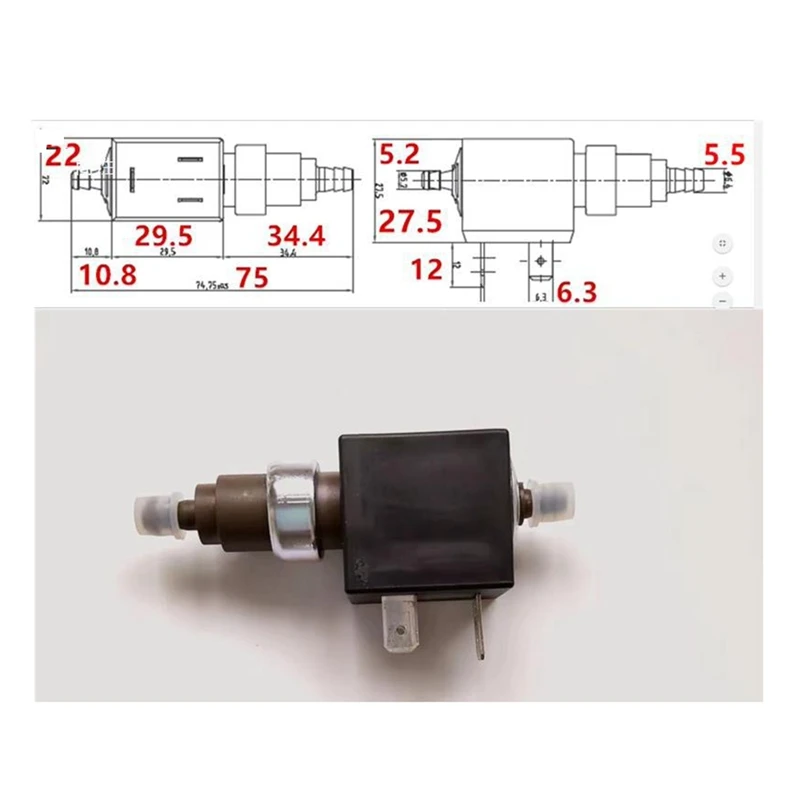220V 19W Electromagnetic Pump Steam Mop Iron Replacement CEME E15 Self-Priming Water Pump New