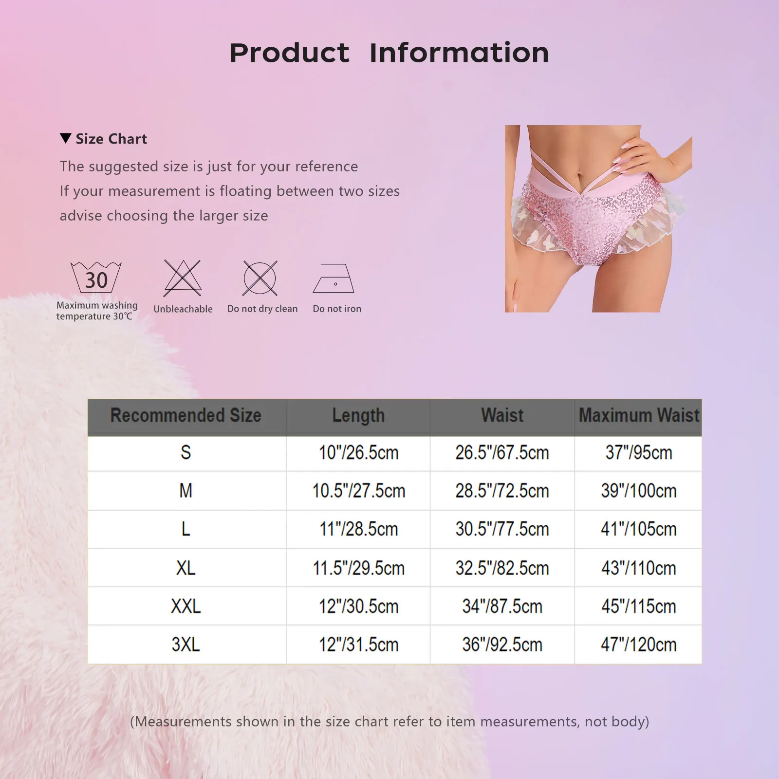 Womens Sparkly Sequins Briefs Low Rise Ruffle Mesh Butterfly Panties Underwear Role Play Rave Party Pole Dancing Night Club Wear