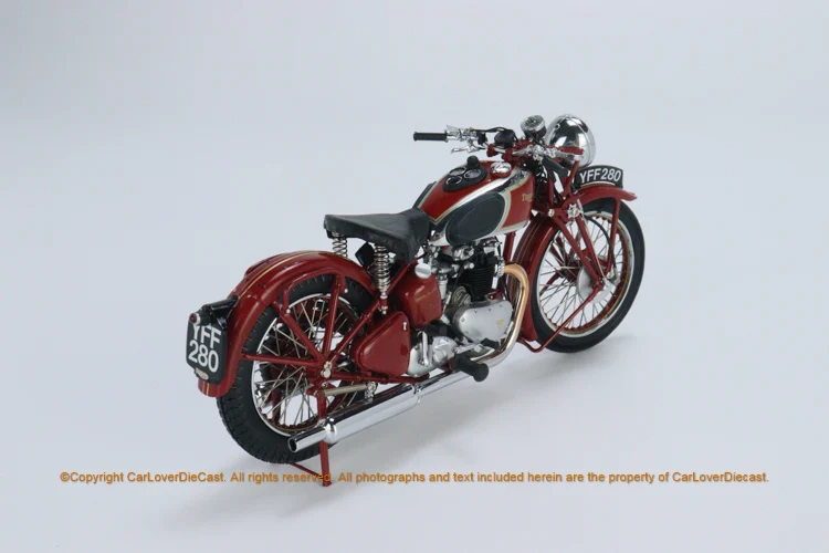 Minichamps 1:12 Speed Twin 1939 Limited Edition Motorcycle Rubber Tire Alloy Static Model Toy Gift