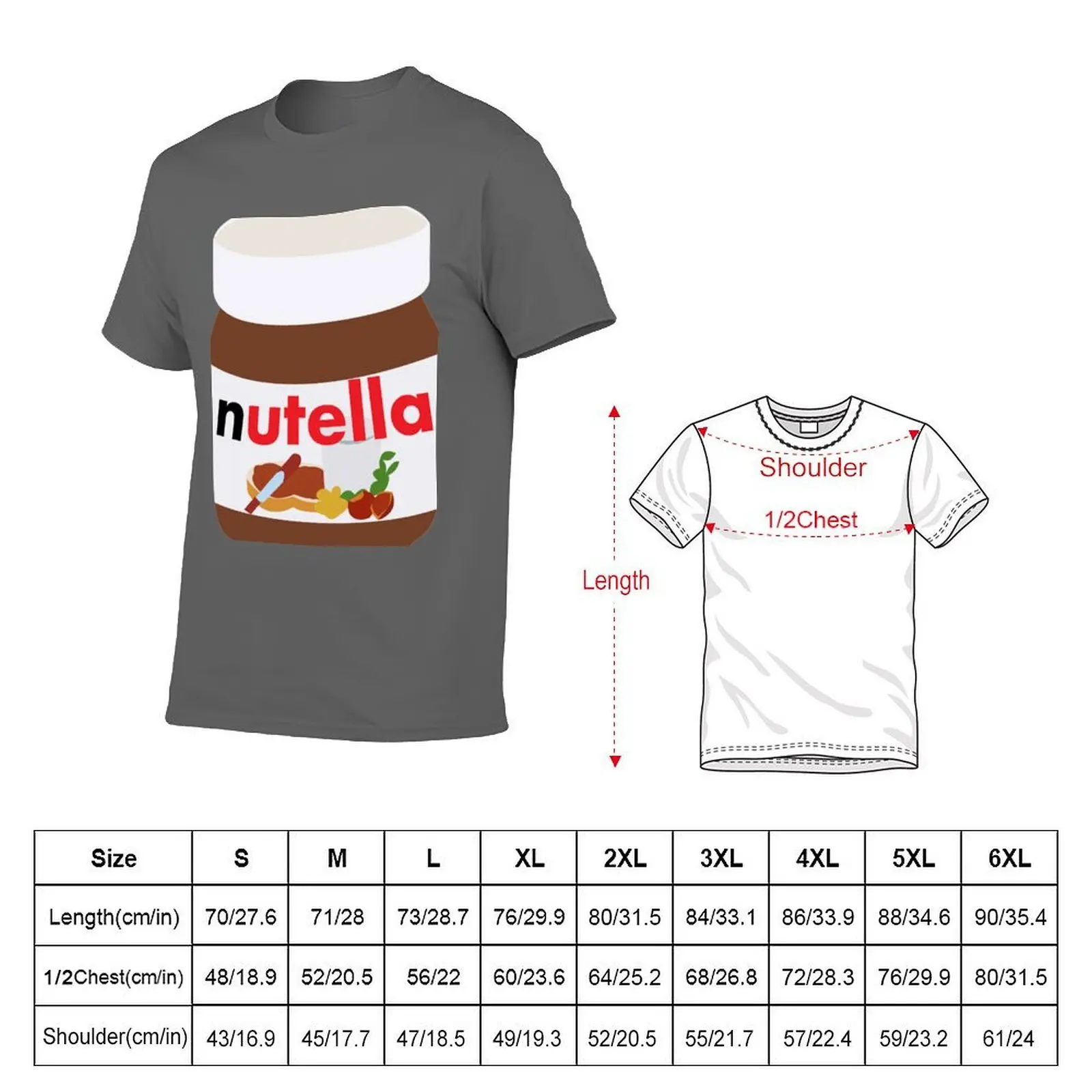 nutella T-Shirt Dry Fit Running Short Sleeve Top