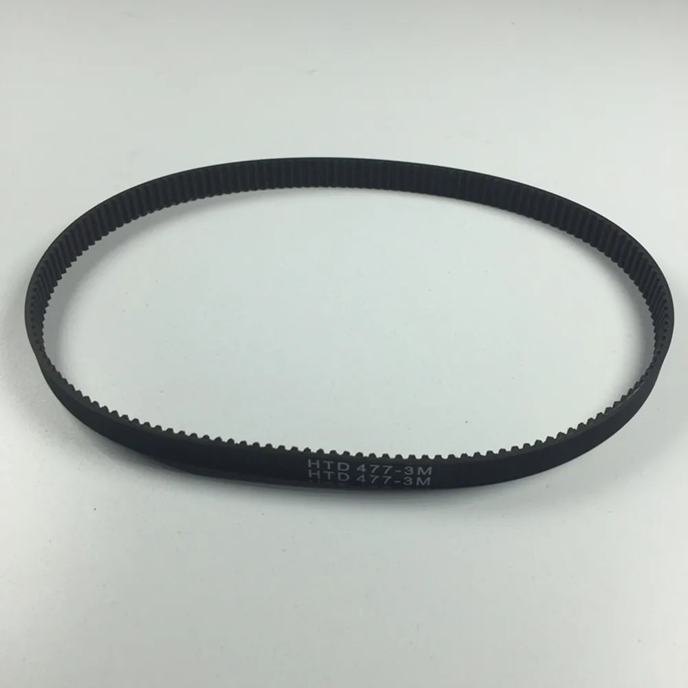 HTD3M-459/465/468/477/480/486/489/492/495 Rubber Timing Belt Black 10mm Width