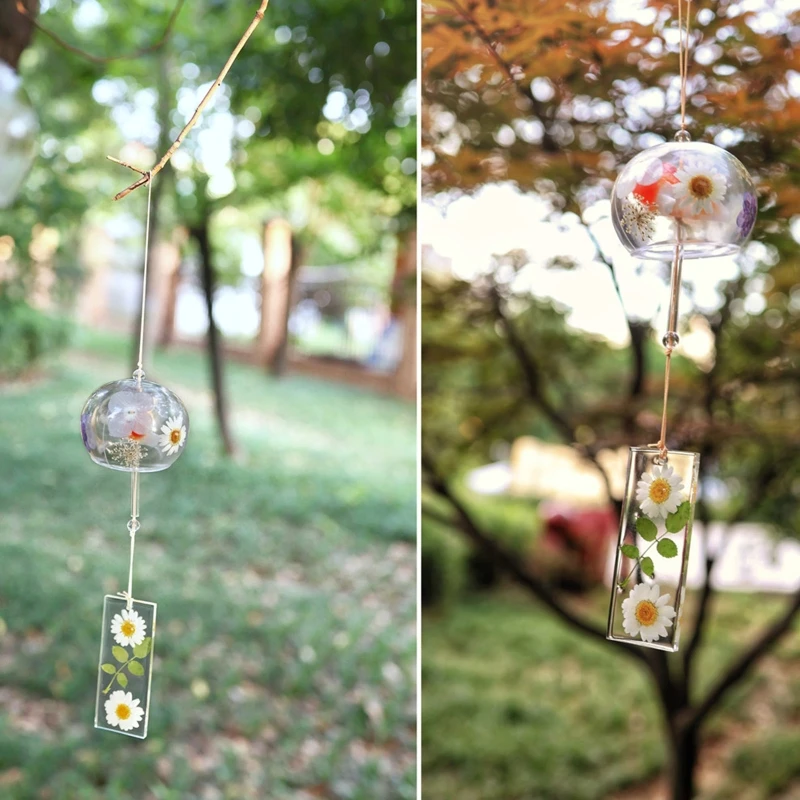 Japanese Wind Chimes Crystal Epoxy Resin Mold Sunny Weather Doll Wind Bell Resin Silicone Mold DIY Craft Casting Mold Create Art