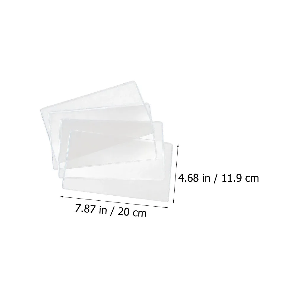 20 قطعة حقيبة واقية من الأوراق النقدية مادة عالية الجودة أفضل خيار لهواة جمع أكياس تخزين الأوراق النقدية حامل الأوراق النقدية #4