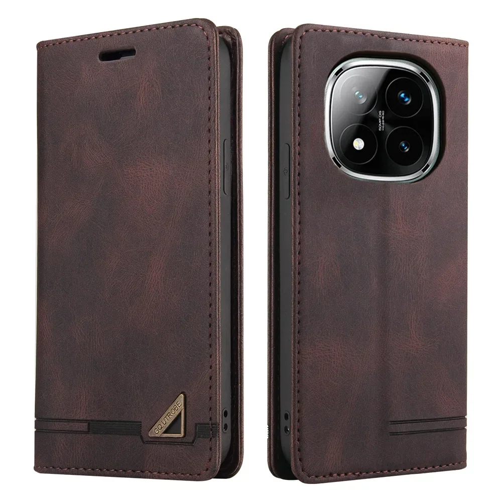 For Redmi Note 15 14 Pro 5G Luxury Case RFID Leather 360 Protect Xiaomi Redmi Note 14 Pro Plus Case Mi Phone Note14 15 14c 15c