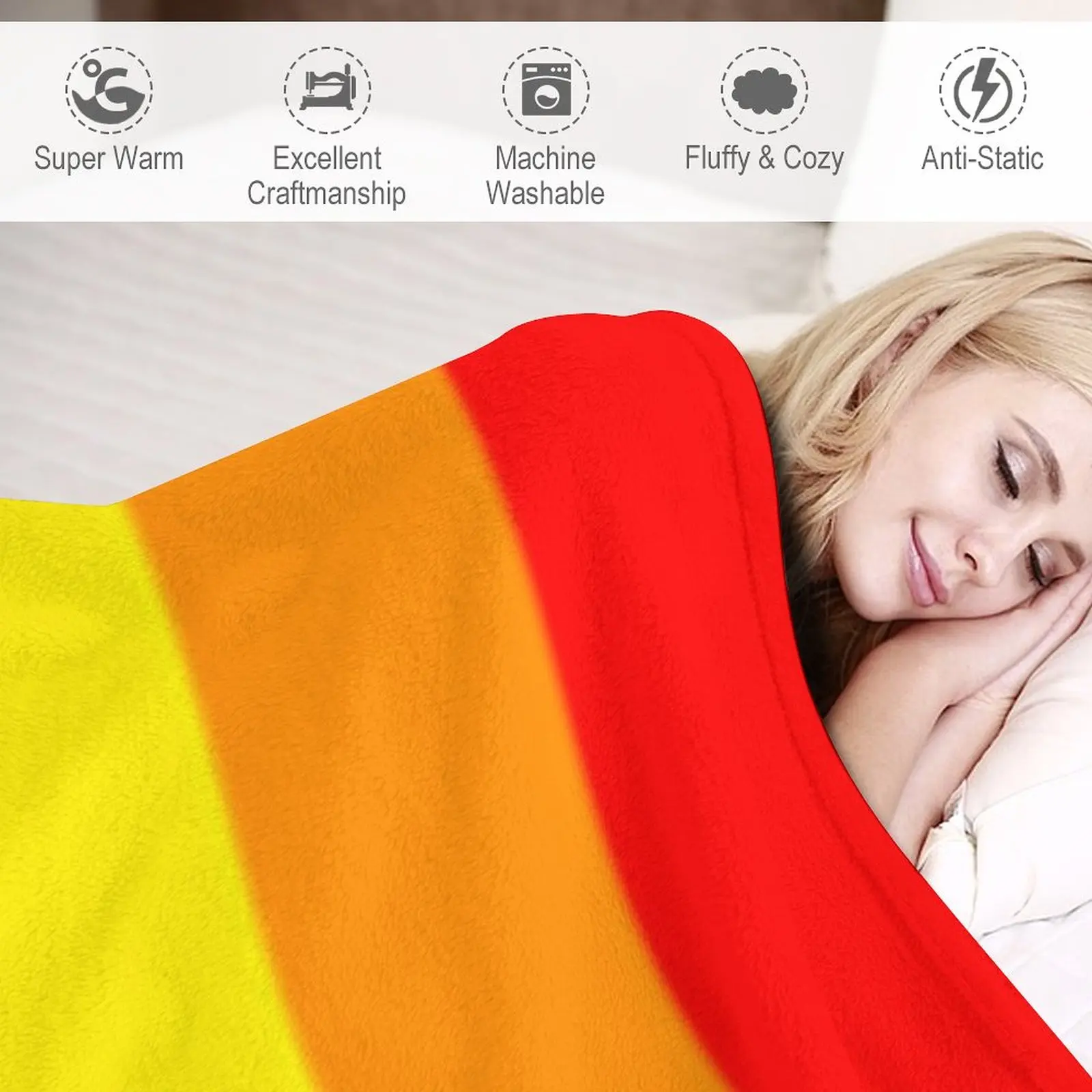 Bandiera LGBT (bandiera arcobaleno) coperta da tiro coperta carina divani scozzesi coperta personalizzata