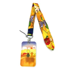 Lanyard Credit Card ID Holder Bag Student Women Travel Card Cover Badge Car Keychain Gift Accessories