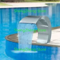 60*30CM Stainless Steel Pool Accent Fountain Pond Garden Swimming Pool Waterfall Feature Decorative Hardware