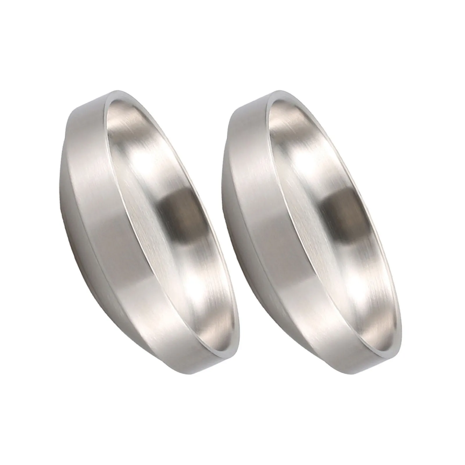 2 Platos Multifuncionales de Acero Inoxidable para Condimentos, Plato Coreano para Kimchi, Bandeja para Servir Salsas, para Comida Fría en Casa